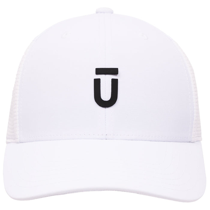 FŪL Men’s Stretch Performance Cap with Mesh Inset and Raised Rubber Logo