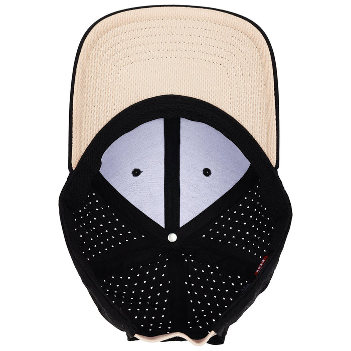 FŪL Perforated Nylon Cap with 3D Rubber Logo and Elastic Logo Backstrap