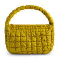 Mustard yellow quilted puffer slouchy Handbag Bag - cute stylish handbags & bags by Ful