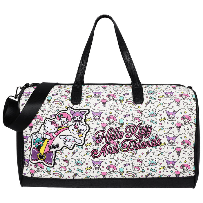 Ful Sanrio Hello Kitty and Friends “Sugar Rush” Black & White Weekender Duffel