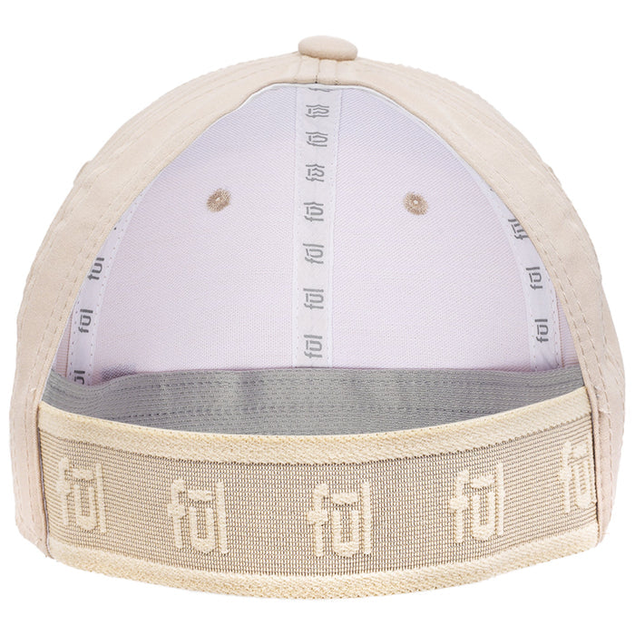 FŪL Soft Constructed Backless Cap with Elastic Logo Backstrap