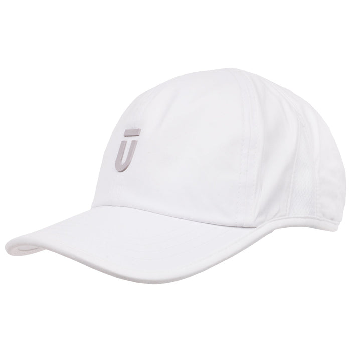 Ful All White Performance Cap with Ful logo, adjustable bungee strap and breathable mesh panels
