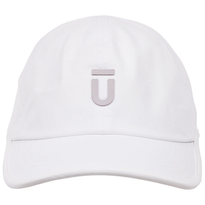 Ful All White Performance Cap with Ful logo, adjustable bungee strap and breathable mesh panels