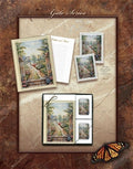 Gate series acknowledgement cards used in funeral service operations, from lynch supply