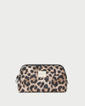 Georgette Mini Toiletry Bag in Brown Leopard
