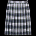 Girls' At the Knee Plaid Skirt
