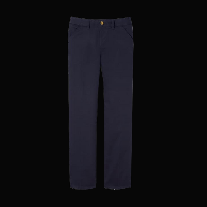 Girls' Pull-On Straight Fit Stretch Twill Pant