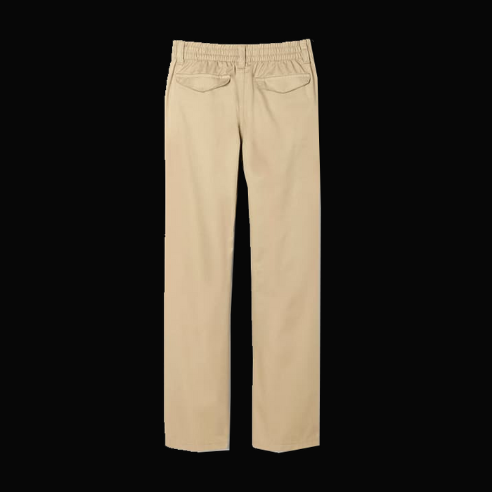 Girls' Pull-On Straight Fit Stretch Twill Pant