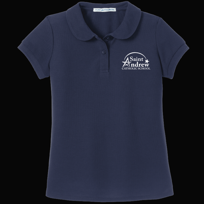 Girls Youth Cotton Polo
