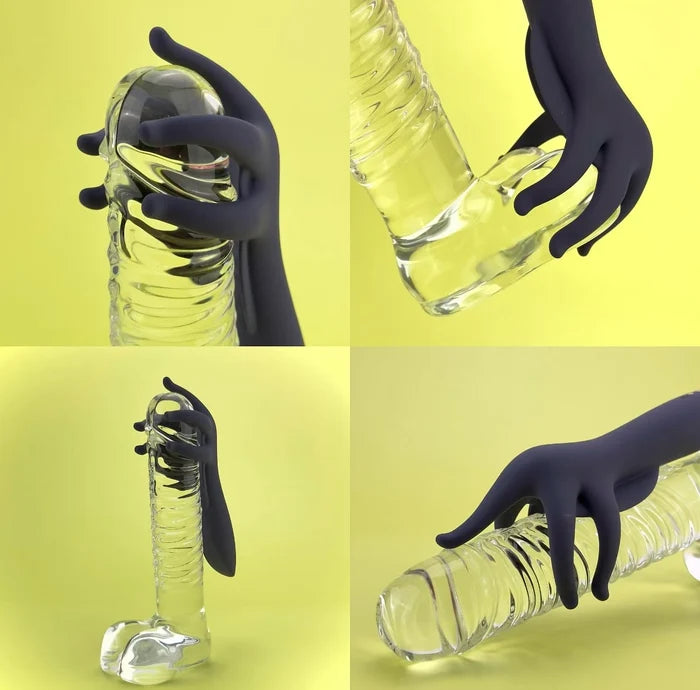 GlansMaster Vibrating Penis Head Stimulator | Flexible Silicone Stroker