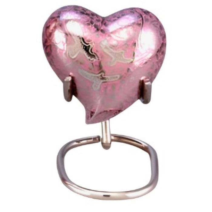 Going home cremation keepsake heart - pink cremation supplies and equipment product