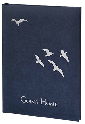Going home series register book used in funeral service operations, from lynch supply