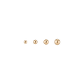 Gold Ball Studs 4mm