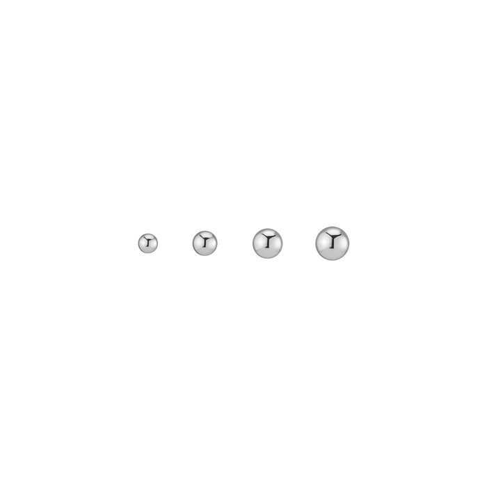 14k / White / Pair