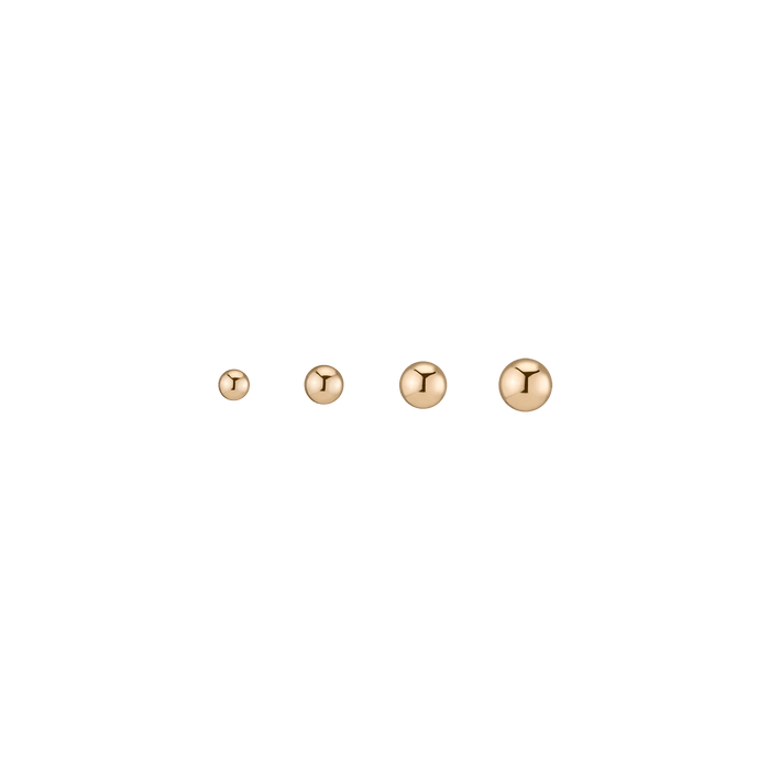 Gold Ball Studs 5mm
