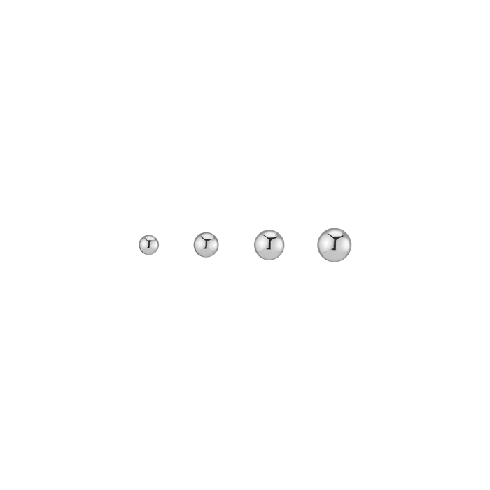 14k / White / Pair