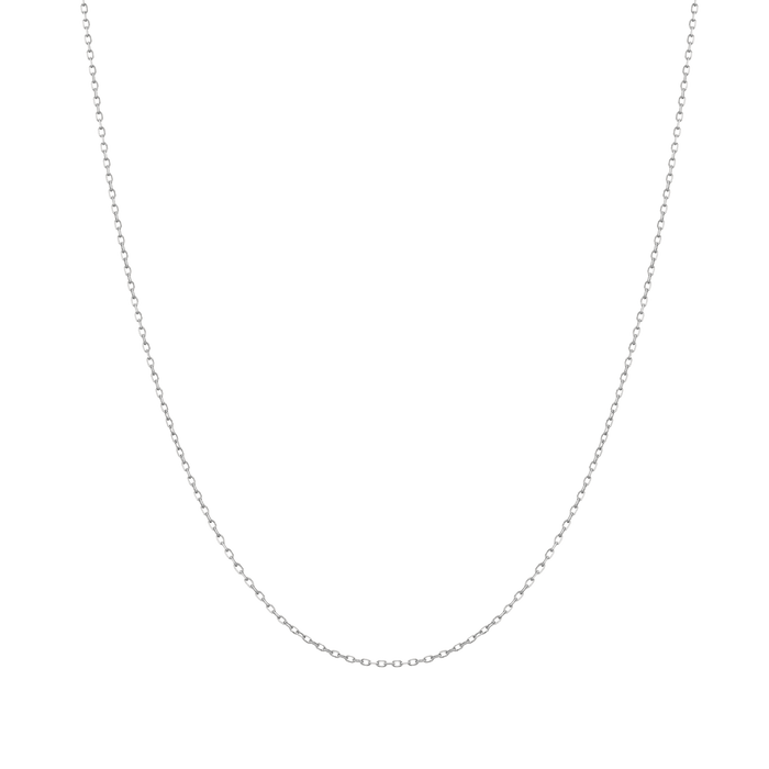 Diamond Cut Chain Necklace 14K 18K White Gold First