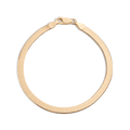 Gold Herringbone Chain Bracelet Vermeil 14k Yellow Gold 4mm 6.5in 7in 7.5in First