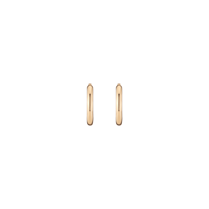 Gold Hoop Earrings - 3mm (20mm)
