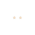 Gold Nova Star Stud Earrings - Flat Back