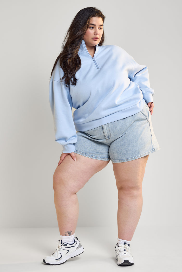 Half-Zip Fleece Sweater - 9188