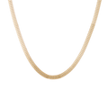 Halo Necklace Stainless Steel Yellow Gold 16in First