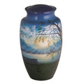 Hand painted urn-lakeside cremation supplies and equipment product