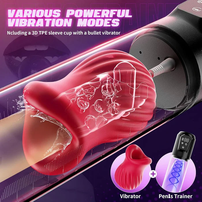 HANNA - Highly Waterproof Penis Pump Vacuum Suction with 2 sizes of O-rings