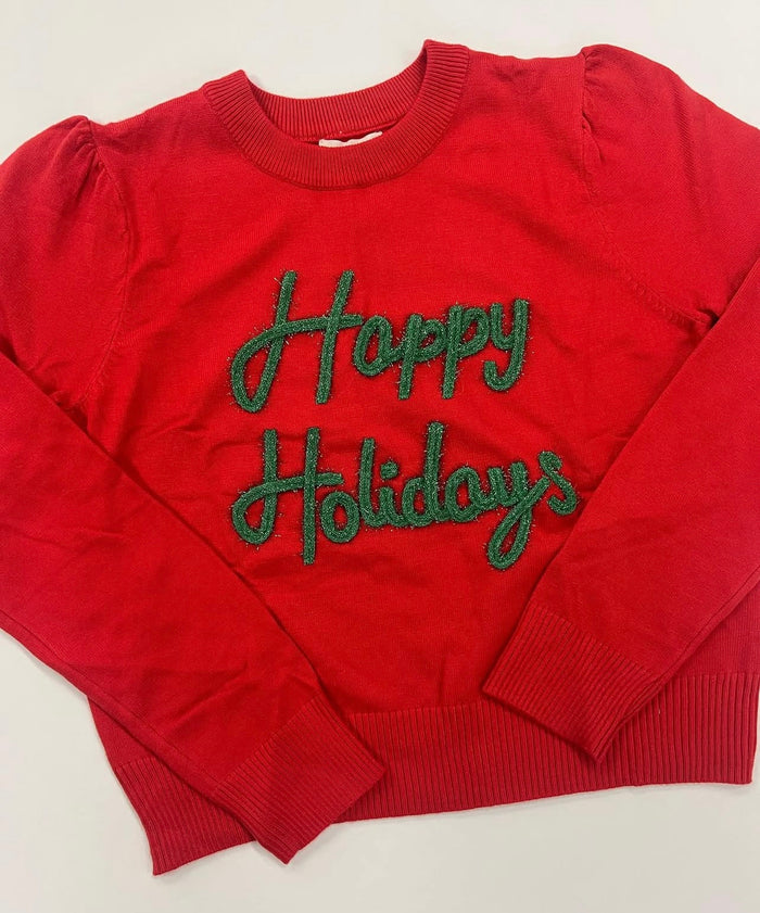 Happy holidays sweater