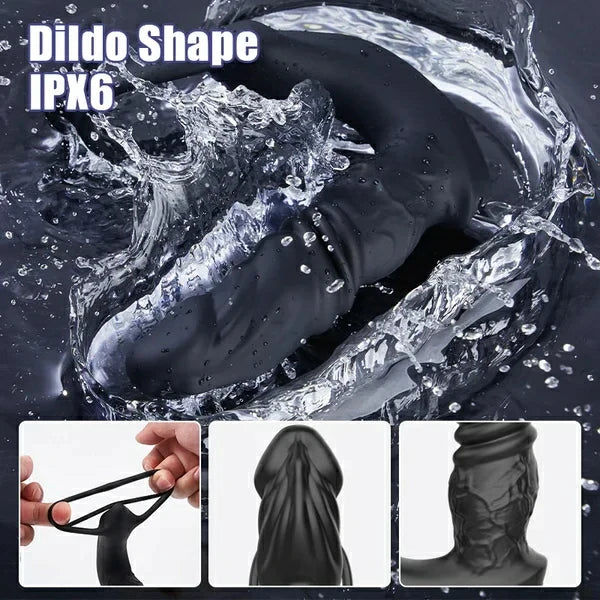 Hark - Lifelike Thrusting Vibrating Prostate Massager with Penis Ring