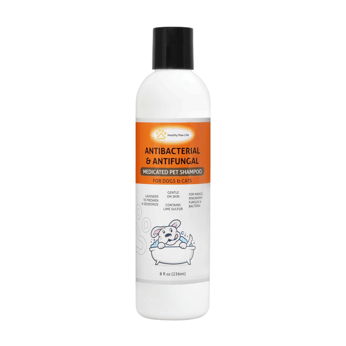 Healthy Paw Life Lime Sulfur Pet Shampoo  and Spray 8 oz each - 2 Piece Set