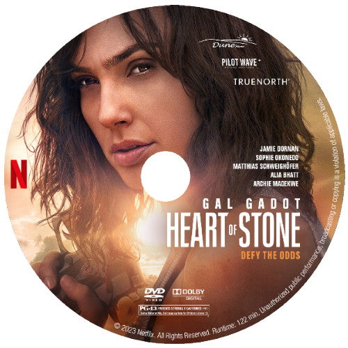 HEART OF STONE DVD MOVIE 2023 Gal Gadot