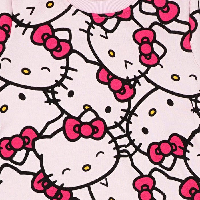 פיג'מה פוטר Hello Kitty ורודה
