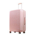 Hello Kitty Pose All Over Print 29.5 inch Hard-Sided Luggage Pink Checked Spinner Suitcase Ful