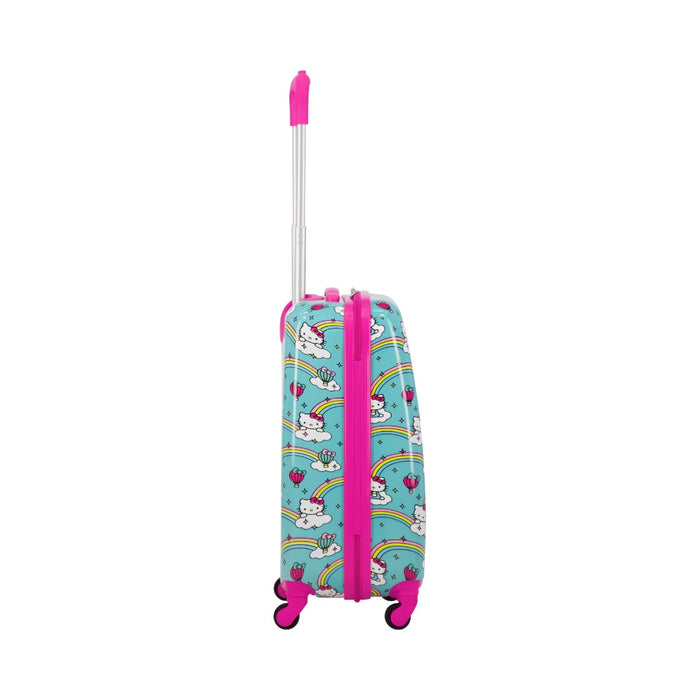 Hello Kitty Ful Rainbows 21 inch carry-on spinner suitcase rolling luggage for kids