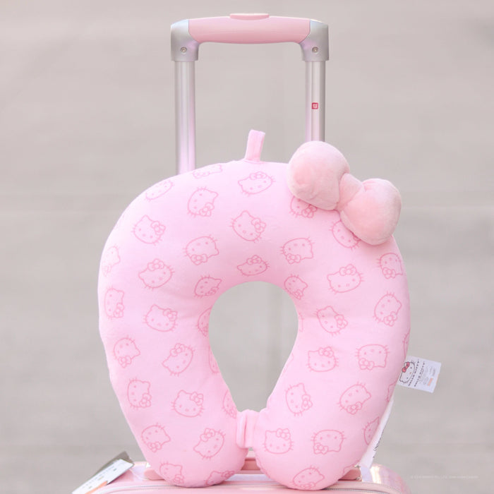 Hello Kitty Ful logo travel neck pillow pink