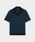 Herringbone Silk-Cotton Montauk Sweater Polo