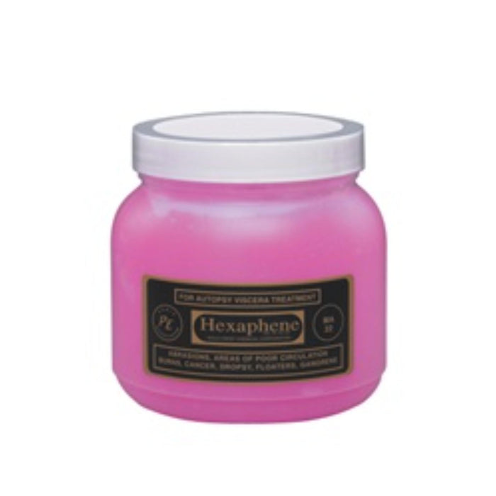 Hexaphene ma-22 gel used in funeral service operations, from lynch supply