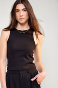 High Neck Tank Top - 9100