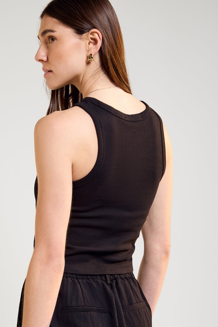 High Neck Tank Top - 9100