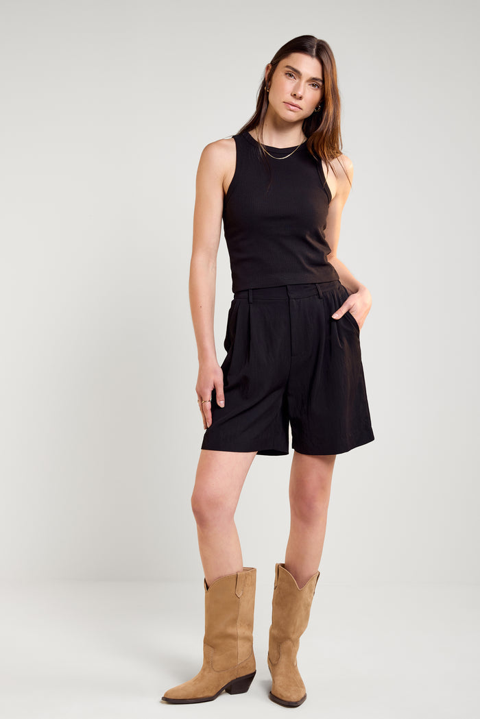 High Neck Tank Top - 9100