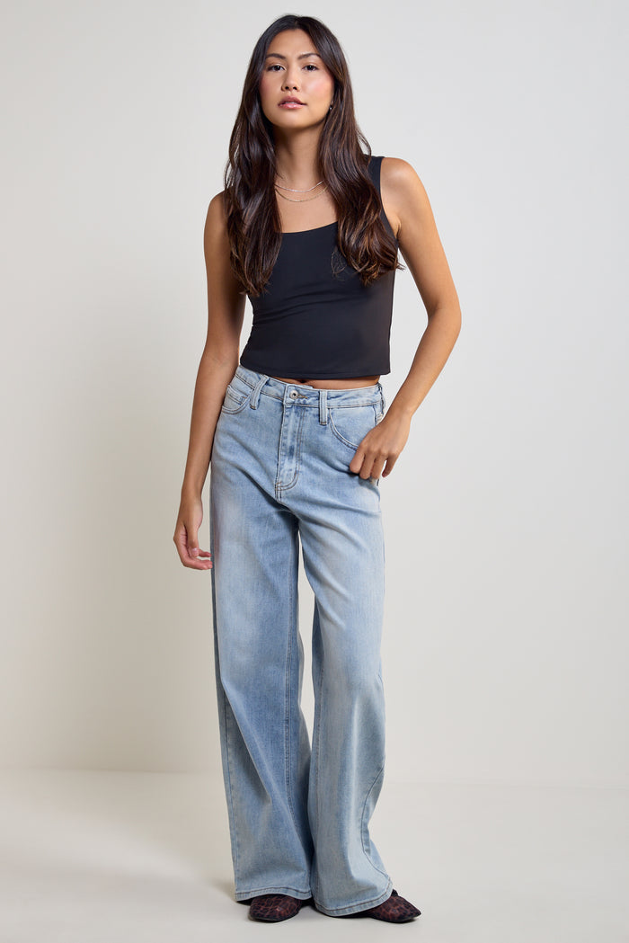 High Waist Jeans - 7041