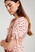 Honeycomb Polka Dot Top - 4106