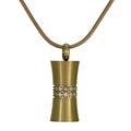 Hourglass cremation pendant - bronze cremation supplies and equipment product