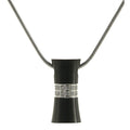 Hourglass cremation pendant-onyx cremation supplies and equipment product