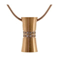 Hourglass cremation pendant-rose cremation supplies and equipment product
