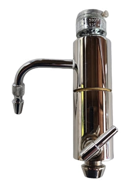 Hydro aspirator-chrome plated used in funeral service operations, from lynch supply