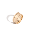 Infinity Cigar Band Vermeil Yellow Gold 14K Yellow Gold 18K Yellow Gold First