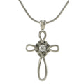 Infinity cross cremation pendant-pewter cremation supplies and equipment product