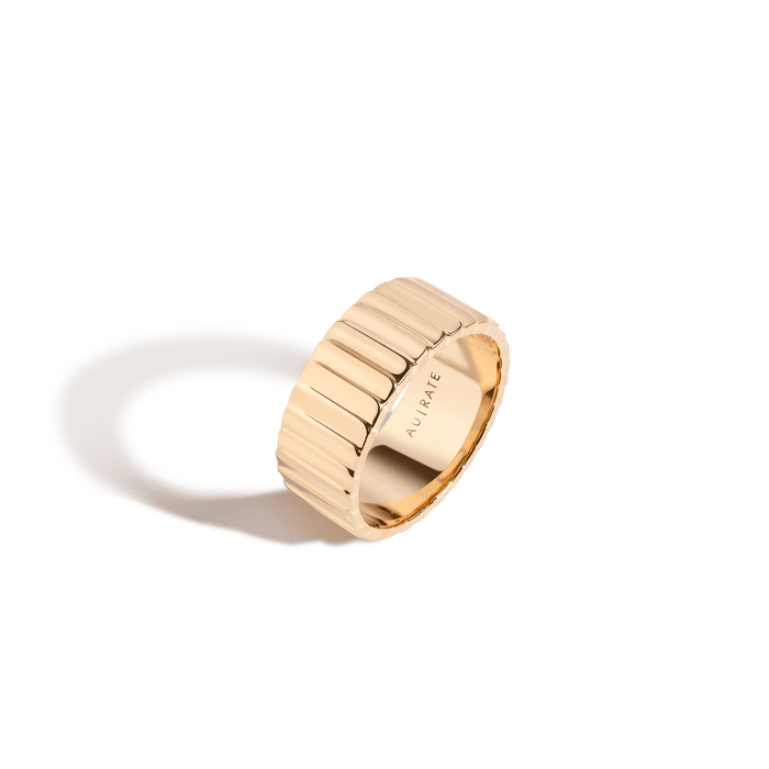 Infinity Gold Ring Yellow Gold Vermeil 14K Yellow Gold 18K Yellow Gold First